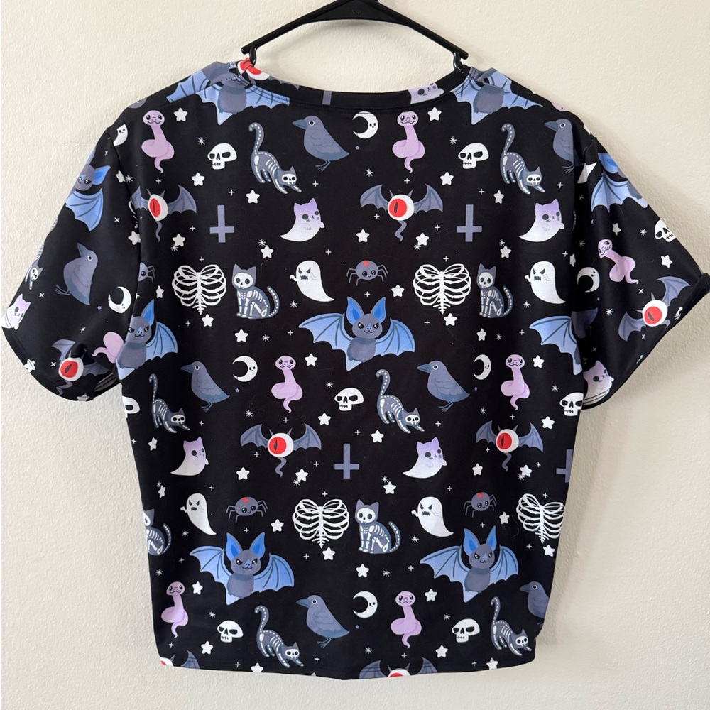 Blackmilk Halloween Tie Crop Top